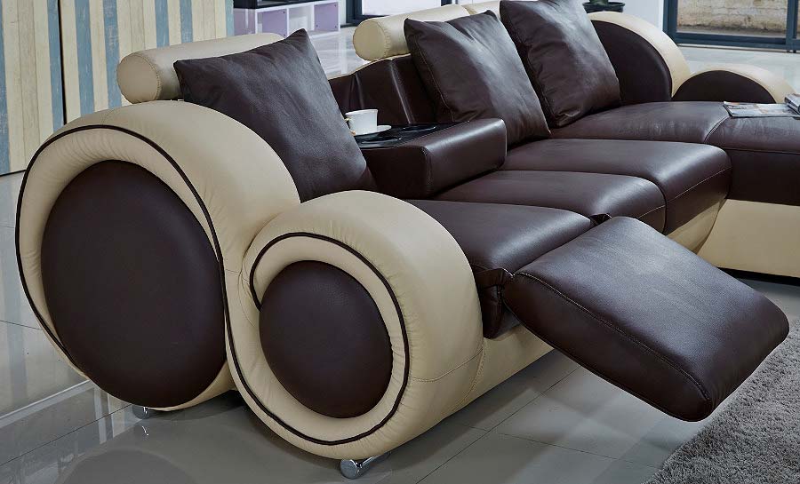 HiteK Leather Sofa Lounge Set