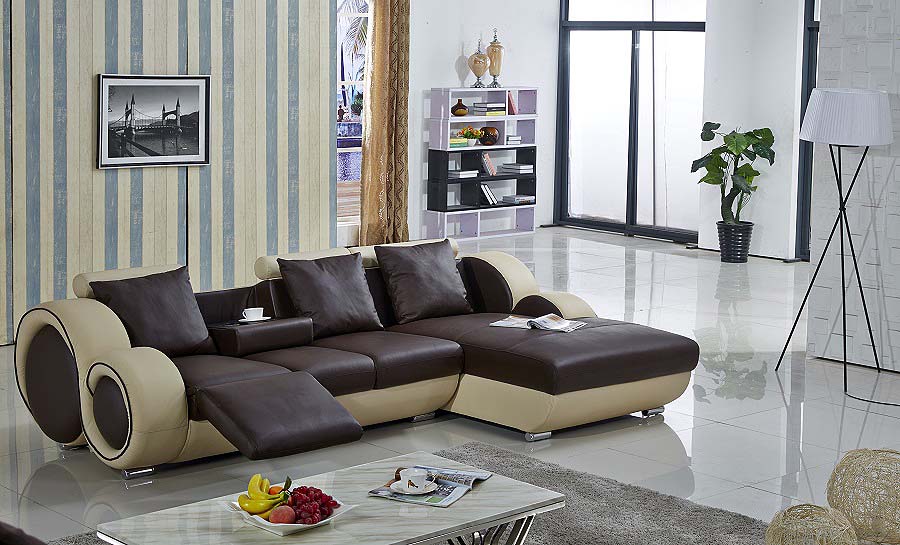 HiteK Leather Sofa Lounge Set