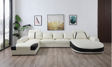 Pescara Leather Sofa Lounge Set