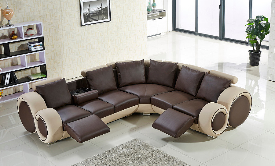 Apollo Leather Sofa Lounge Set, Apollo Leather Recliner Sofa