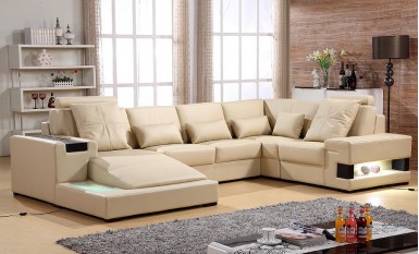 Bond Leather Sofa Lounge Set