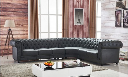 Jayden Leather Sofa Lounge Set