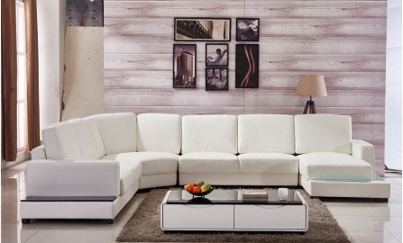 Glen Leather Sofa Lounge Set