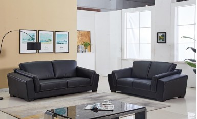 Sonia Leather Sofa Lounge Set