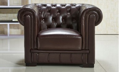 Europa Chesterfield Leather Armchair