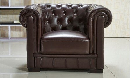 Europa Chesterfield Leather Armchair