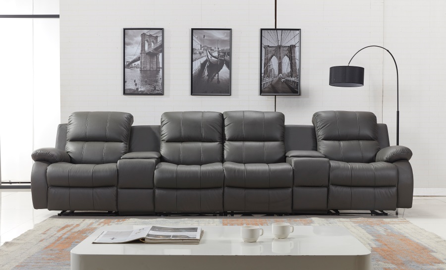 Refine Leather Recliner Lounge