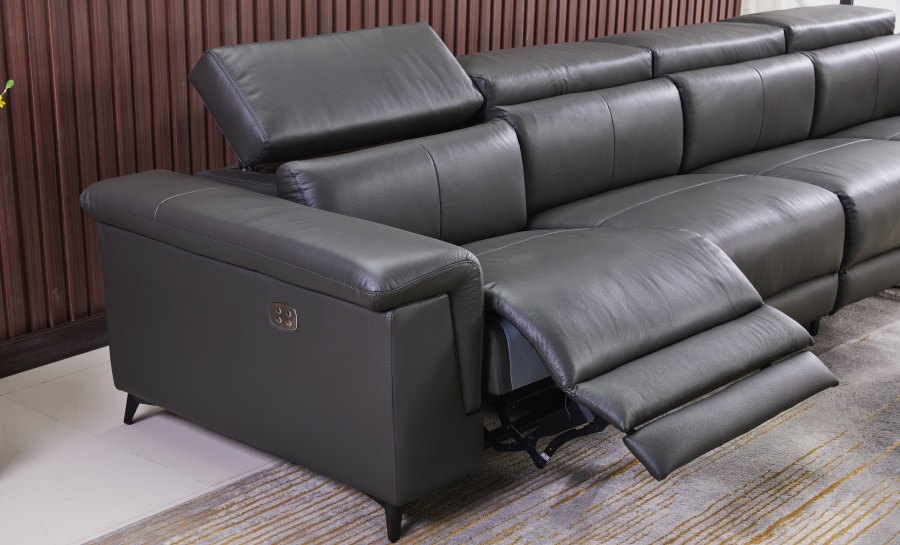 Rex (B) Leather Recliner Lounge 