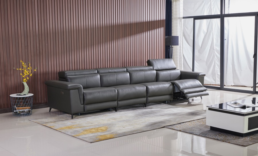 Rex (B) Leather Recliner Lounge 