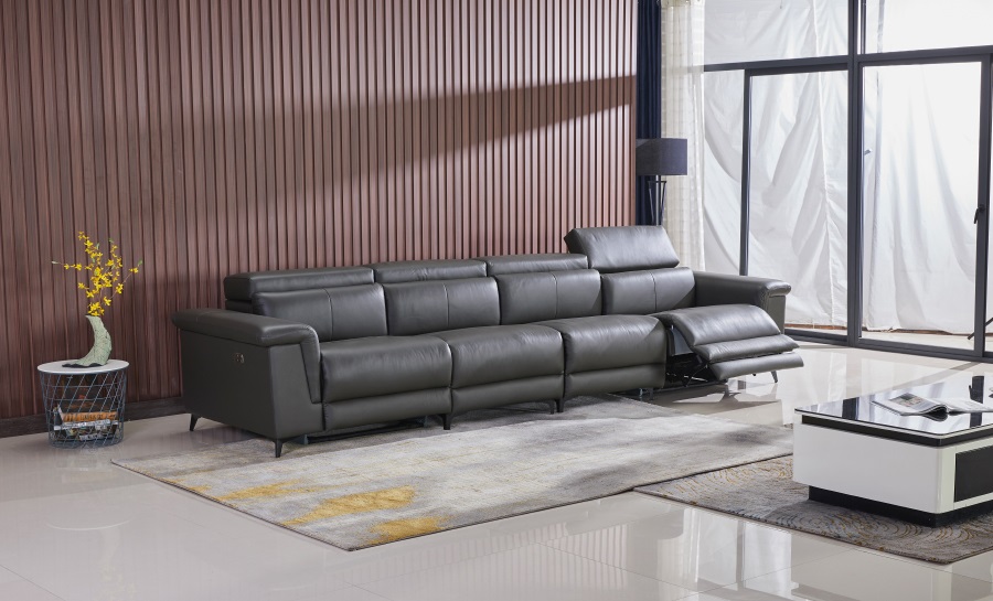 Rex (A) Leather Recliner Lounge 