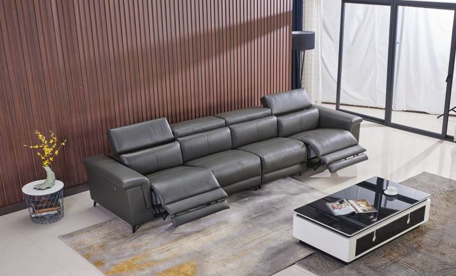 Rex (B) Leather Recliner Lounge 