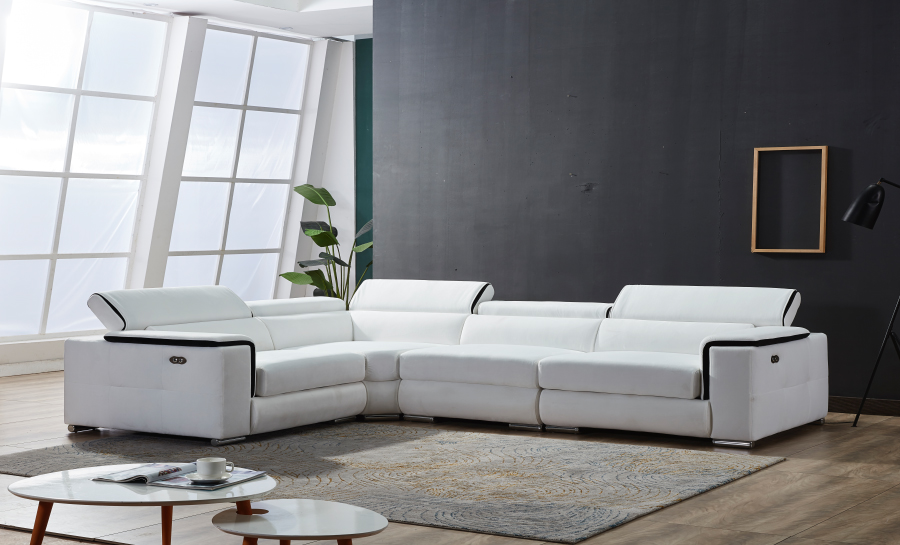 Leather sales corner lounge