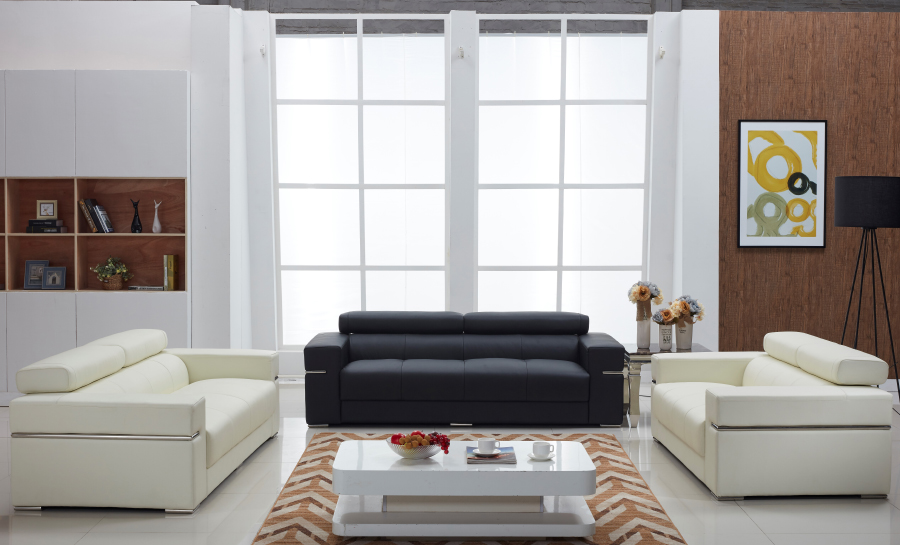 Majestic Leather Sofa Lounge Set