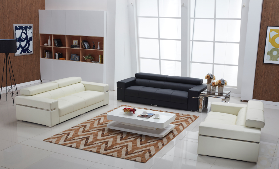 Majestic Leather Sofa Lounge Set