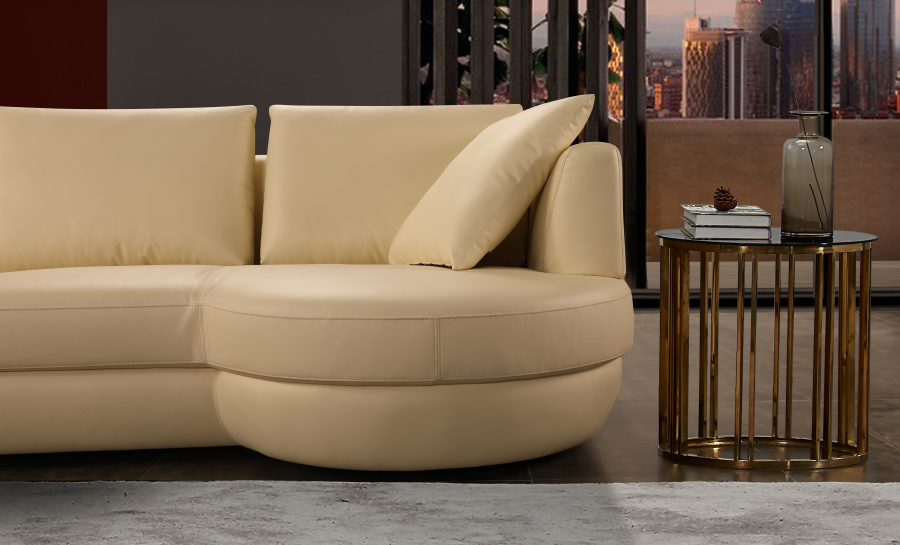 Curviture - Leather Sofa Lounge Set