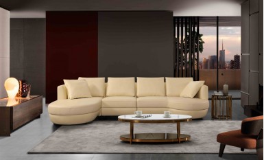 Curviture - Leather Sofa Lounge Set