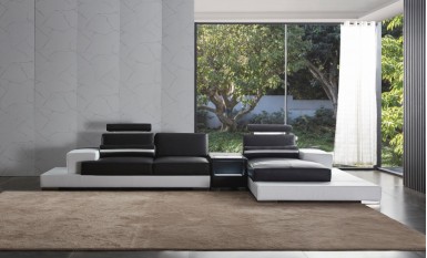 Forrey3SC- Leather Sofa Lounge Set