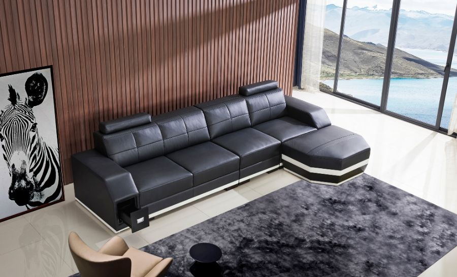 Emma - 3SC Leather Sofa Lounge Set