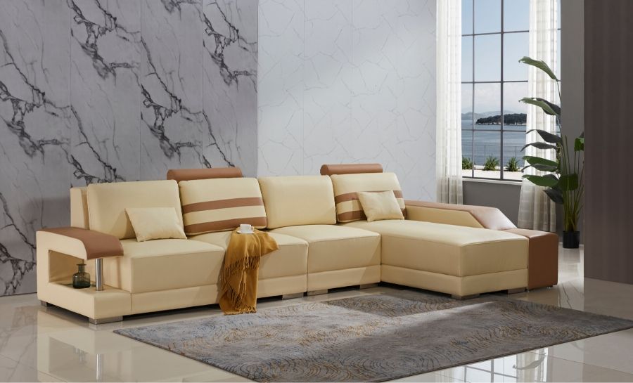 Tessie - 3sC - Leather Sofa Lounge Set