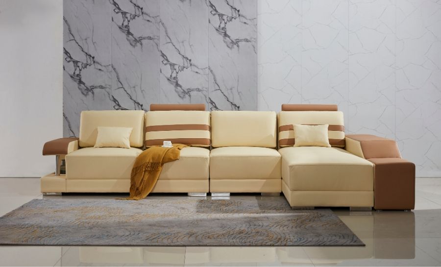 Tessie - 3sC - Leather Sofa Lounge Set