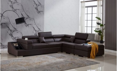 Vienna - L2 - Leather Sofa Lounge Set