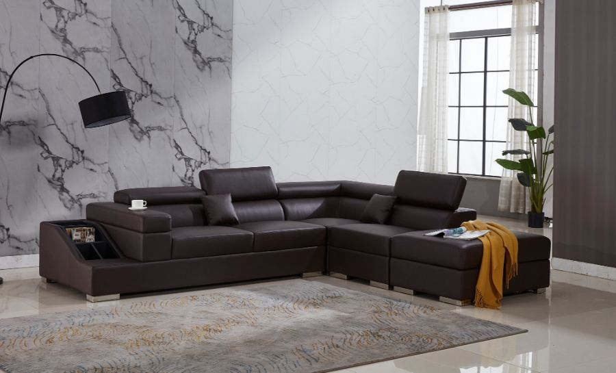 Vienna - L2 - Leather Sofa Lounge Set