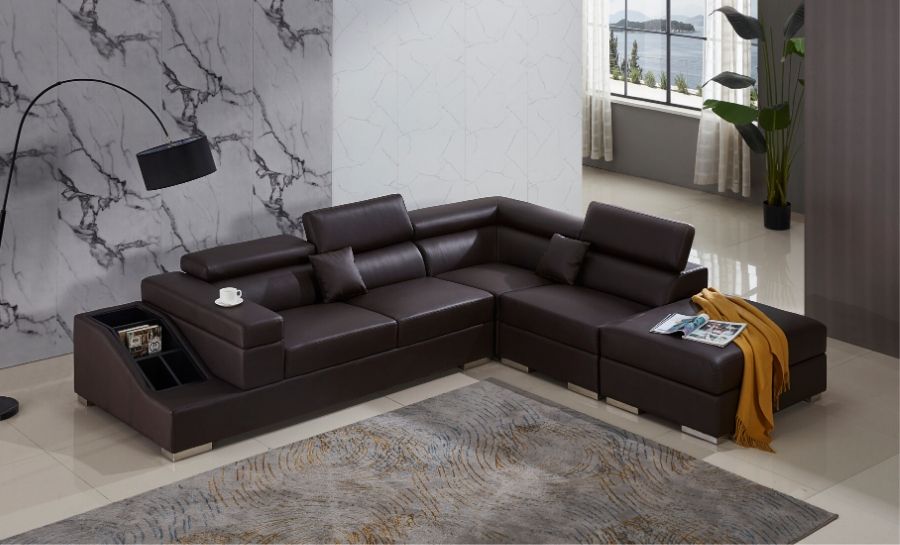 Vienna - L2 - Leather Sofa Lounge Set