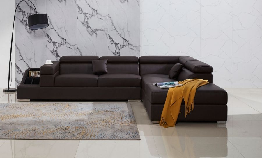 Vienna - L2 - Leather Sofa Lounge Set