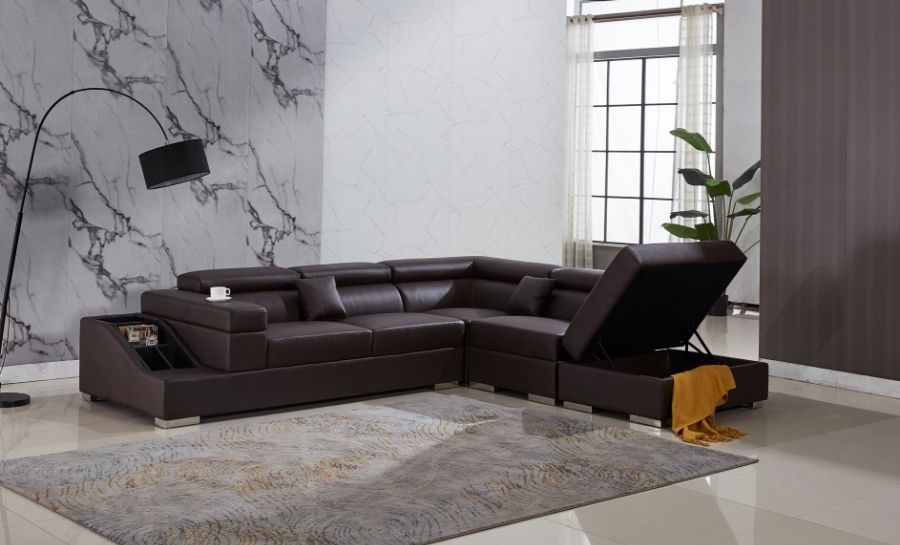 Vienna - L2 - Leather Sofa Lounge Set