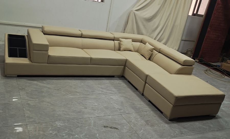 Vienna - L2 - Leather Sofa Lounge Set (Stock)