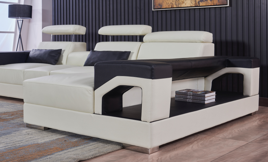 Vaultair-3sC- Leather Sofa Lounge Set