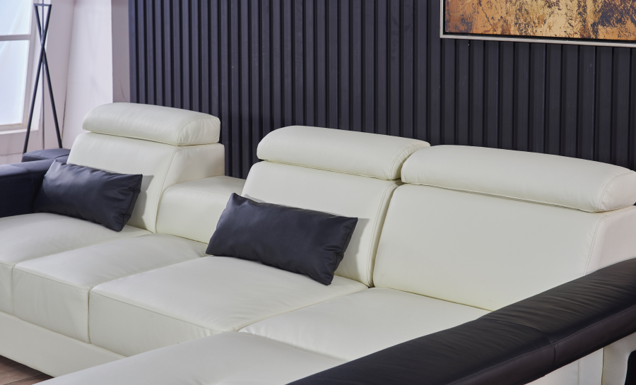 Vaultair-3sC- Leather Sofa Lounge Set