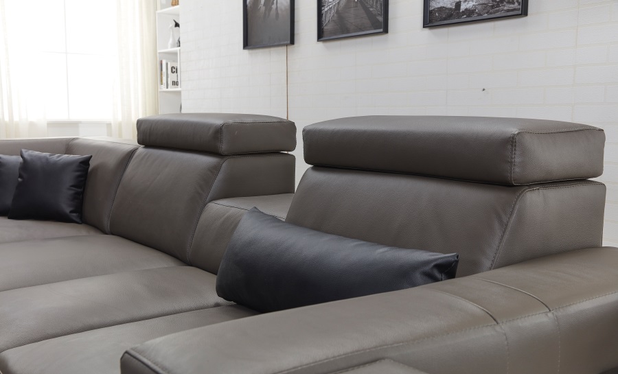 Lumere - L - Leather Sofa Lounge Set