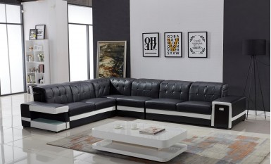 Batilda Leather Sofa Lounge Set