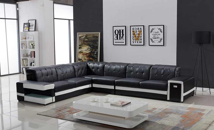 Batilda Leather Sofa Lounge Set (Stock)