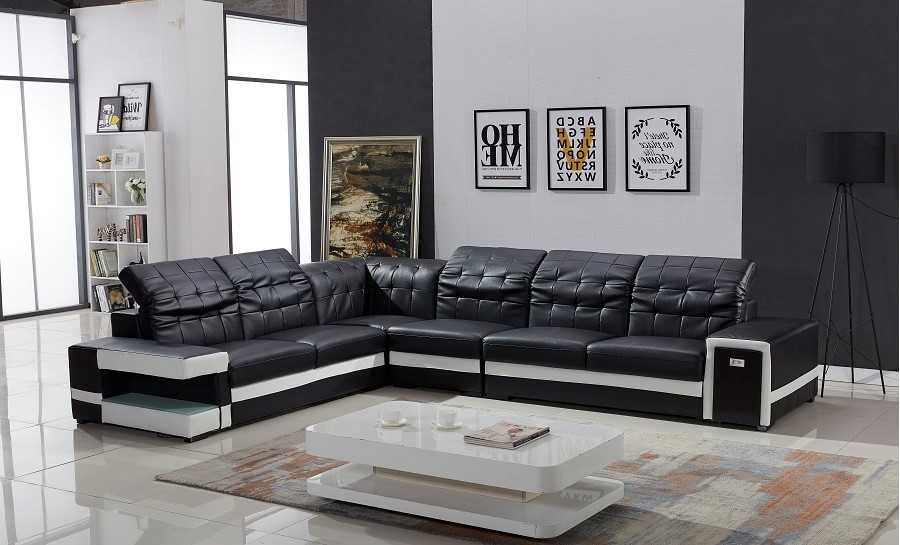 Batilda Leather Sofa Lounge Set