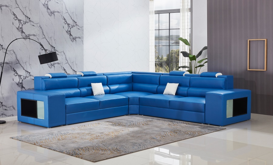 Cara - L - Leather Sofa Lounge Set