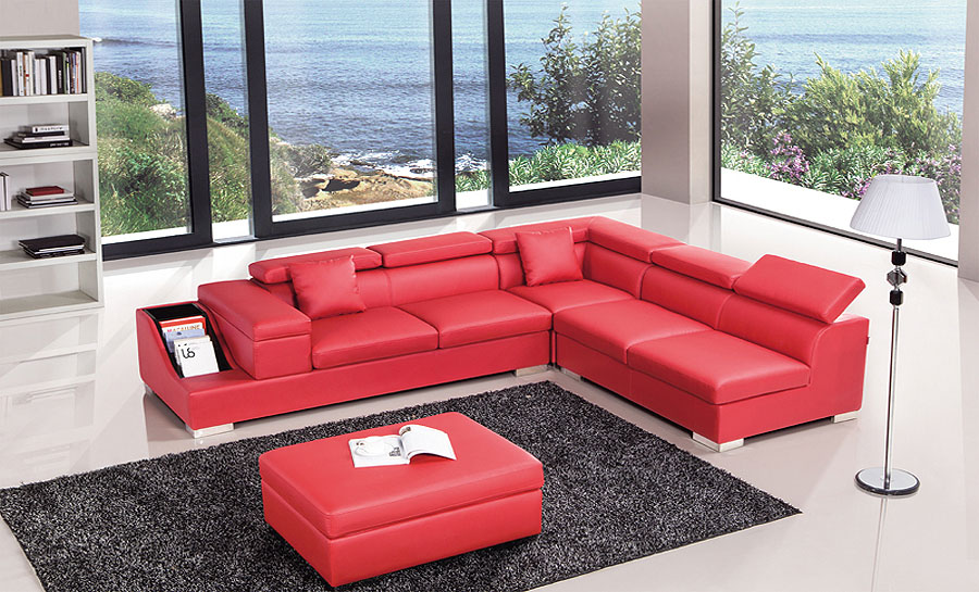 Vienna - L - Leather Sofa Lounge Set - Customisable Leather Sofa at ...