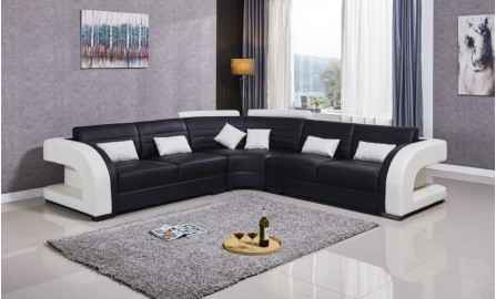 Umbra - L - Leather Sofa Lounge Set