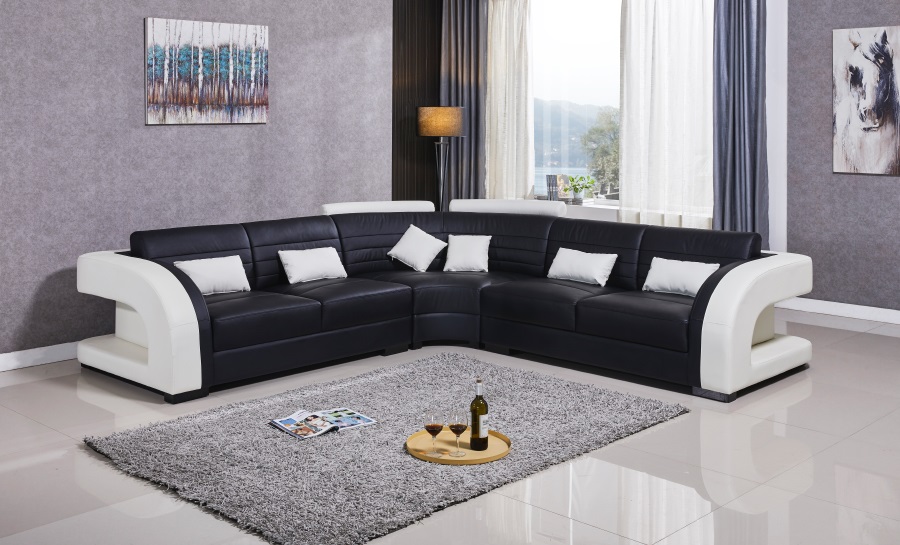 Umbra - L - Leather Sofa Lounge Set