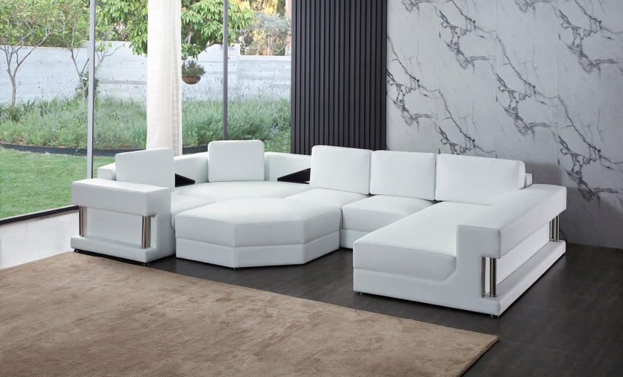 Gordon Leather Sofa Lounge Set