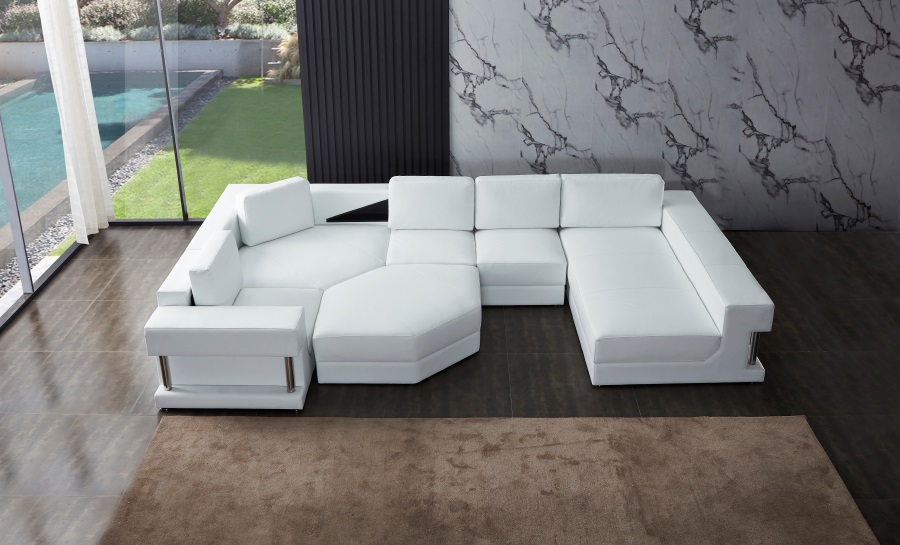 Gordon Leather Sofa Lounge Set