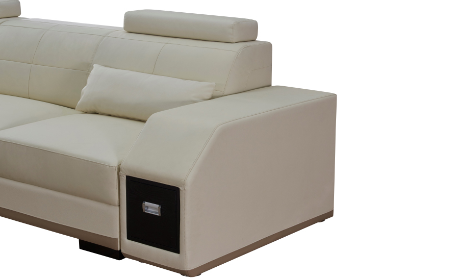 Emma - U Leather Sofa Lounge Set