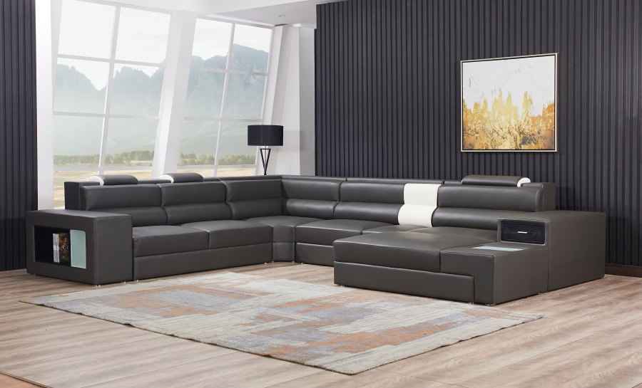 Cara U Leather Sofa Lounge Set, Best Modular Sofa Bed Australia