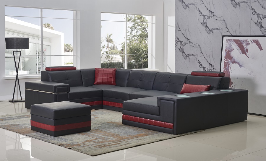 Yarra - 1 Leather Sofa Lounge Set