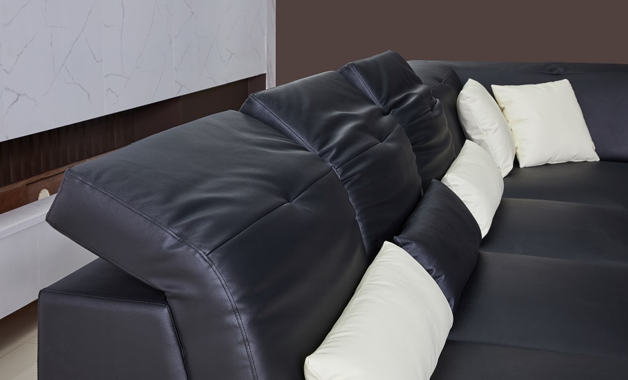 Orion - U Leather Sofa Lounge Set