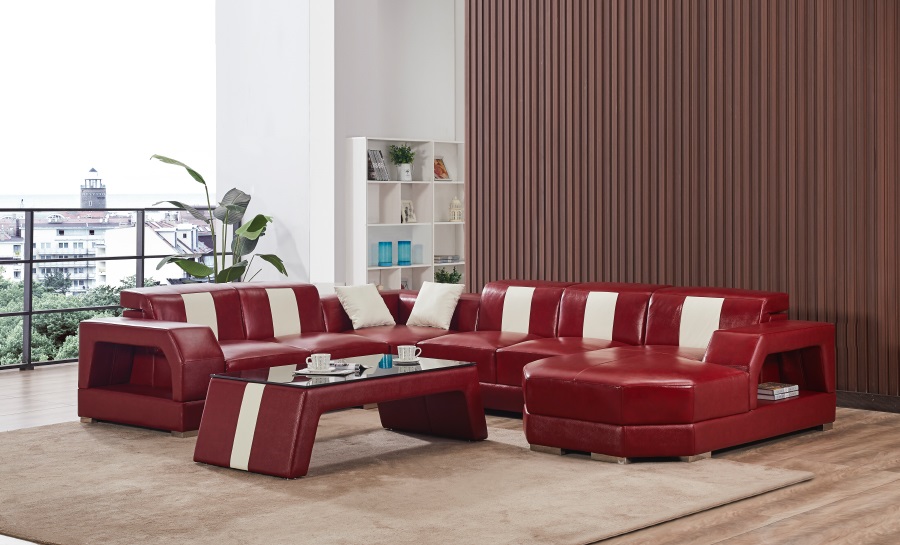 Inada Leather Sofa Lounge Set