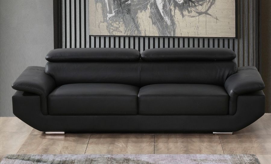Kenny 3 Seater Leather Sofa