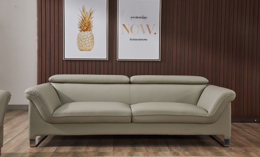 Floaty 3 Seater Leather Sofa
