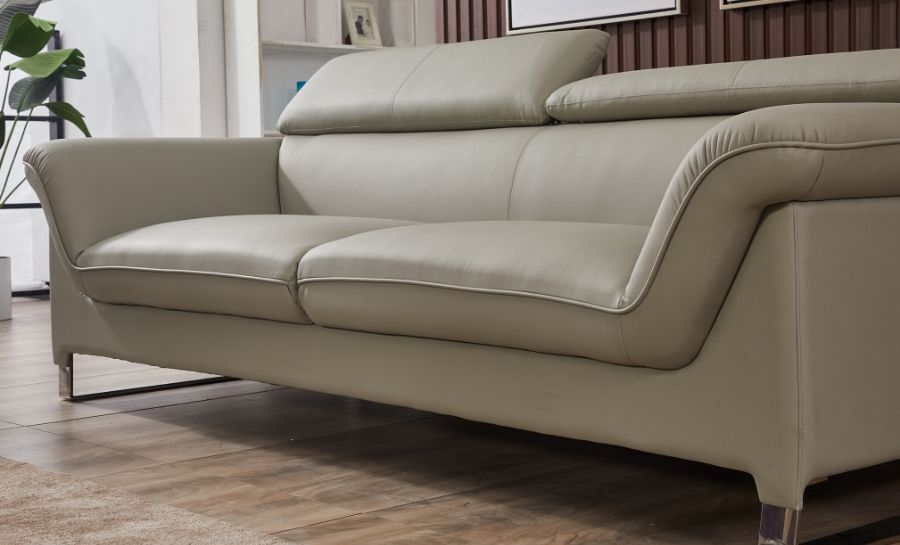 Floaty 3 Seater Leather Sofa